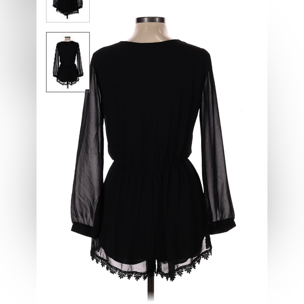 ASTR Black Romper